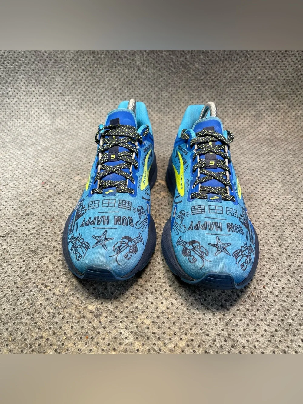 Brooks Launch 9 Boston Blue Running Shoes Size 8.5 Women’s